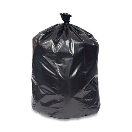 Coastwide Professional REPROCESSED RESIN CAN LINERS, 33 GAL, 1.5 MIL, 33in X 39in, BLACK, 100PK 394138